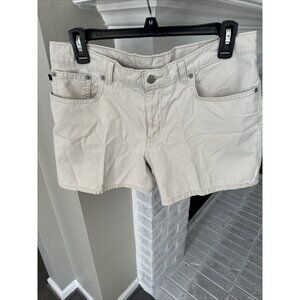 Polo Ralph Lauren Women's Tan Saturday Shorts Relaxed Denim Shorts Size 10